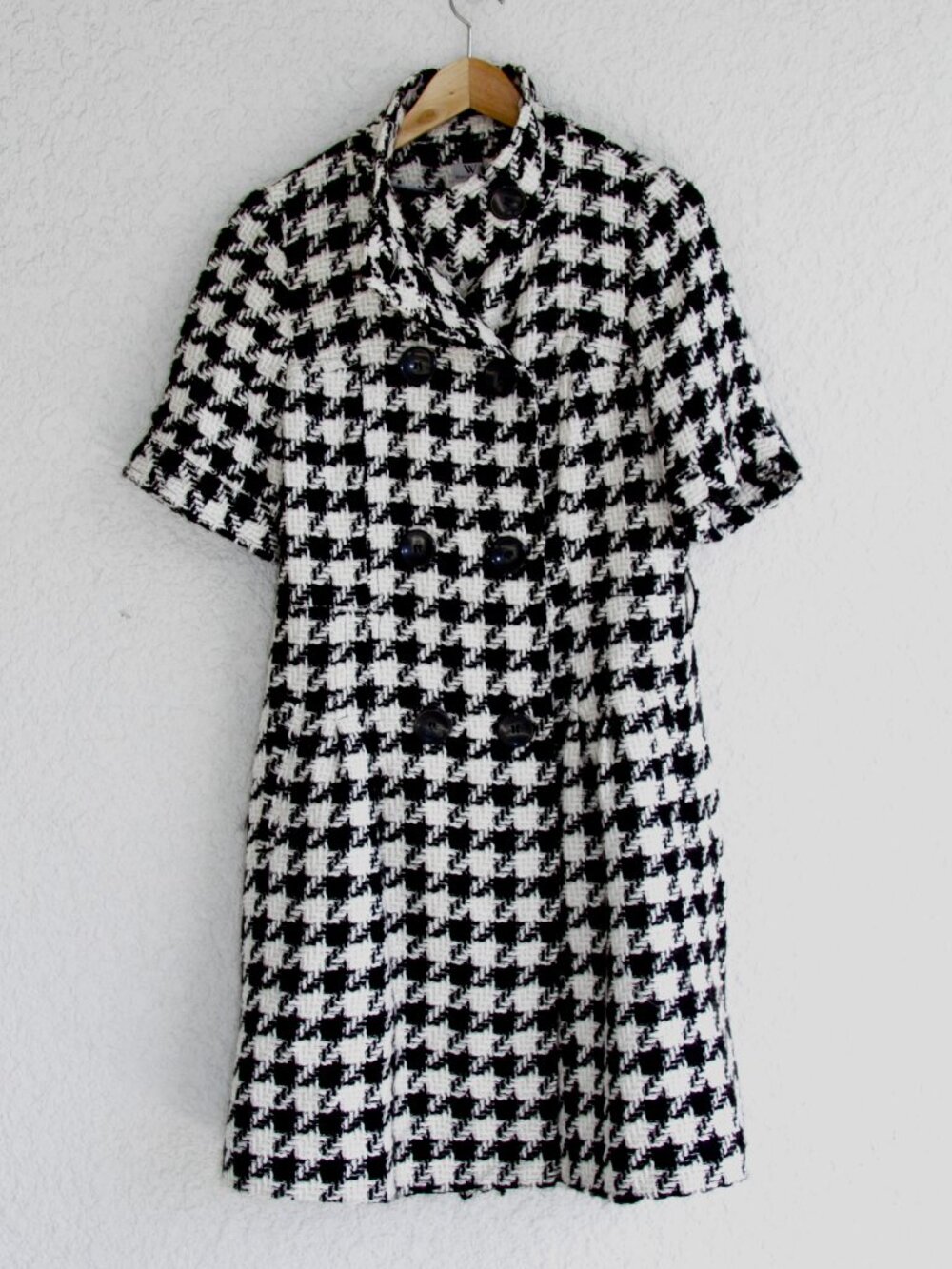 CHIC Worthington Houndstooth Peacoat